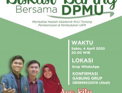 Tuai Kecaman Forkom UKM, Ketua DPM-U : Diskusi Daring Terbuka Seluruh Mahasiswa Umum