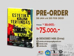 UKMBS Unila Luncurkan Buku “Estetika Kaum Tertindas”