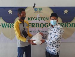 Masjid Al-Wasi’i Kembali Gelar Berbagi Sembako