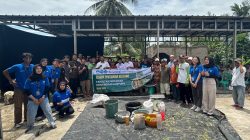 Mahasiswa KKN Unila Kecamatan Way Sulan Adakan Program Pemanfaataan Limbah Biomassa