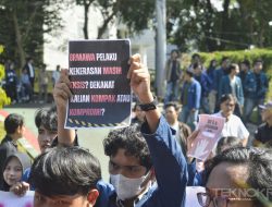 Galeri Foto Teknokra : Aksi Aliansi Mahasiswa Universitas Lampung