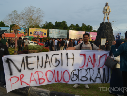 Galeri Foto Teknokra : Aksi Setahun Kinerja Prabowo-Gibran