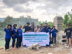 Mahasiswa KKN Unila Bangun Incinerator Minim Asap di Kelurahan Garuntang
