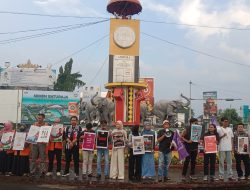 AJI Bandar Lampung Langsungkan Aksi Solidaritas, Tuntut Pembebasan Jurnalis dan Aktivis yang Ditangkap Militer Israel